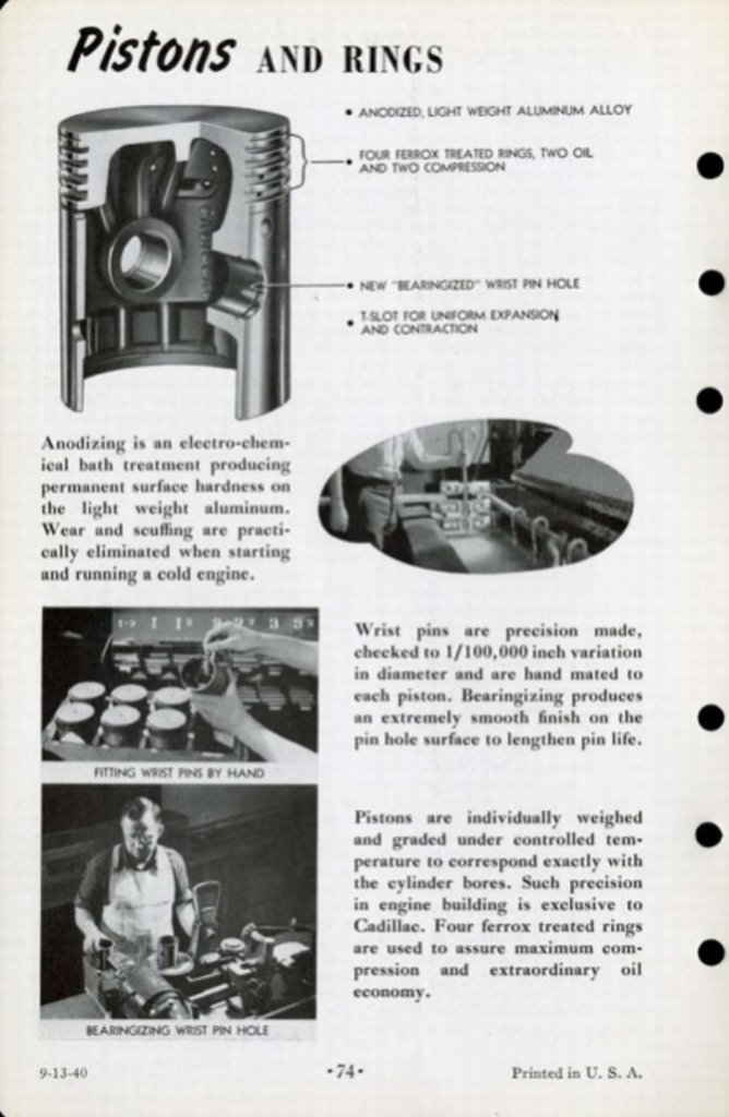 1941 Cadillac Salesmans Data Book Page 44